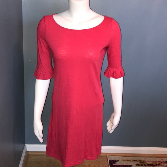 Lilly Pulitzer Somerset Dress Bold Coral size XS - Picture 3 of 7